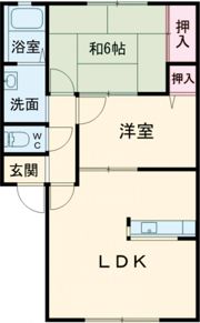 ヴィラ・シャンピニヨンⅡ Dの間取り画像