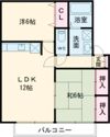 ハイカムール柧Eの間取り画像