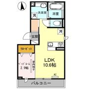 サザンヒルズ Bの間取り画像