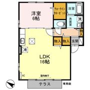 ドエル福島 Dの間取り画像