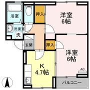 グリーンヒルの間取り画像