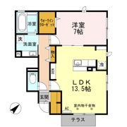 BRYANT PARK Aの間取り画像