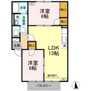 のぎく B棟の間取り画像