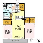 アプリコット末武下の間取り画像