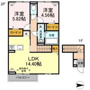 エスポワールの間取り画像