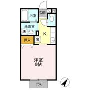 東光フラッツの間取り画像