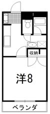 ハイコンスビル4の間取り画像