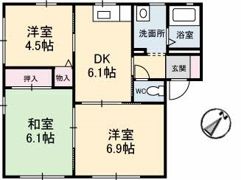 ディアス恩田 B棟の間取り画像