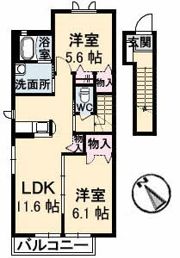 シャーメゾンディモアの間取り画像