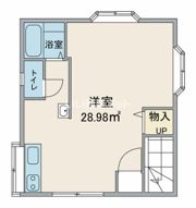 天沼新田アパートの間取り画像