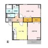 コゥジィーコート A／Bの間取り画像