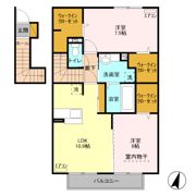 ヴァンベール Ⅱの間取り画像
