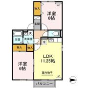 クレールコートの間取り画像