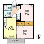 ファミール東琴芝の間取り画像