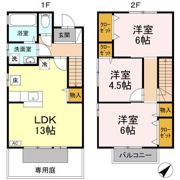 ミルユーテの間取り画像