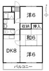 中央マンションの間取り画像