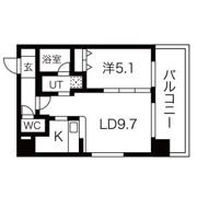 ロックヒルズ札幌の間取り画像