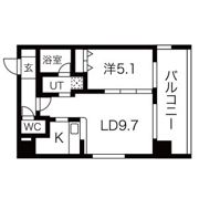 ロックヒルズ札幌の間取り画像