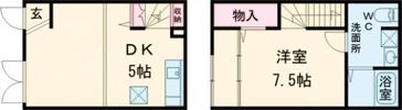 R-BOX津福Ⅲの間取り画像