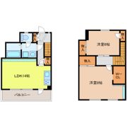 シャトー東山の間取り画像