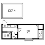 Loft2本陣の間取り画像