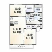 グランフォーレ牧御堂part2の間取り画像