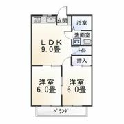 コーポラスノベルティD棟の間取り画像