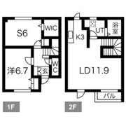 フィーノ中の島の間取り画像