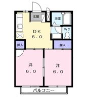 サザンウインドパートⅡの間取り画像