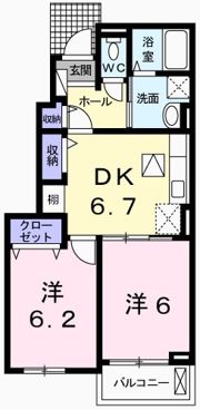 エスペランサ香寺の間取り画像