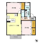 セジュールポム Cの間取り画像