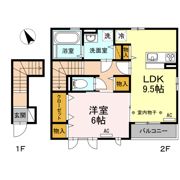 ノーブル鶴ヶ谷の間取り画像