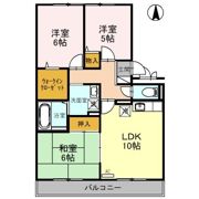 ロビュスト三栄Ⅱの間取り画像