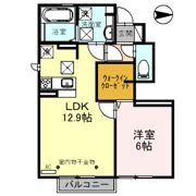 キキョウK.T／ツバキK.T ツバキK.Tの間取り画像