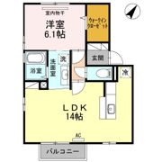 ショーカル A棟の間取り画像
