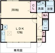 ロイヤルガーデン天神 C棟の間取り画像