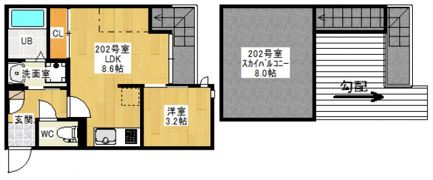 Grandtic lazuli（グランティック ラズリ）の間取り画像
