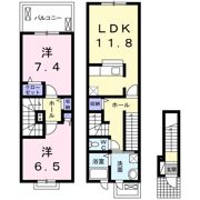カルム Bの間取り画像