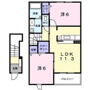 ヴィサージュの間取り画像