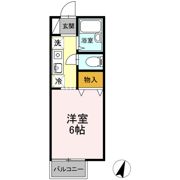 ドルフ北烏山 Dの間取り画像