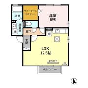 アメニティ Aの間取り画像