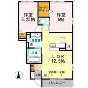 シャルマン・スクエアの間取り画像