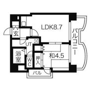 札幌ビオス館の間取り画像