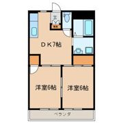 サンライズみつはしの間取り画像