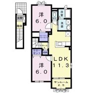 ニーラスク Bの間取り画像