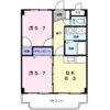 ビバリーハイムかかずの間取り画像