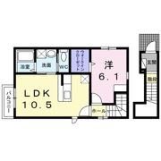 クリーム ローズの間取り画像
