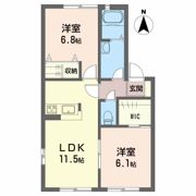 エスベランサ Kの間取り画像