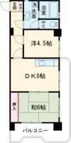 ヴィラアンソレイエ今治八町西の間取り画像