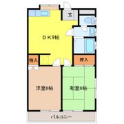 コーポハッピーメイク1の間取り画像